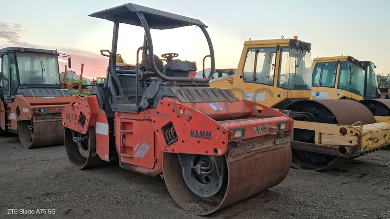 Cil. Auto-Prop. Vibr. Asfalto 10 T HAMM HD 110