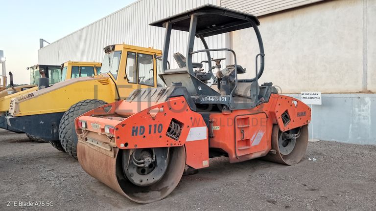 Cil. Auto-Prop. Vibr. Asfalto 10 T HAMM HD 110