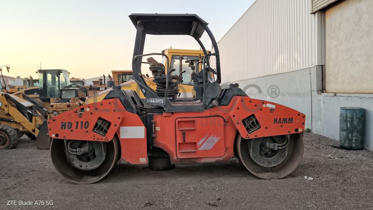 Cil. Auto-Prop. Vibr. Asfalto 10 T HAMM HD 110