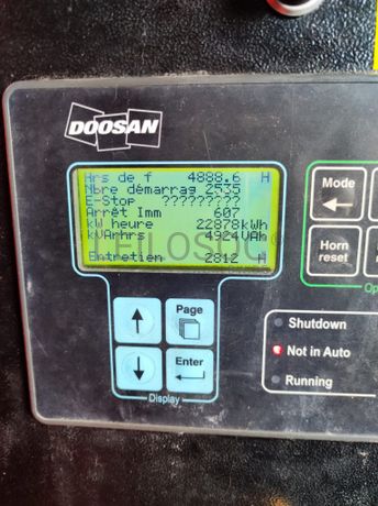 Gerador Doosan · Ano 2016