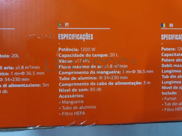 Aspirador de cinzas Daewoo