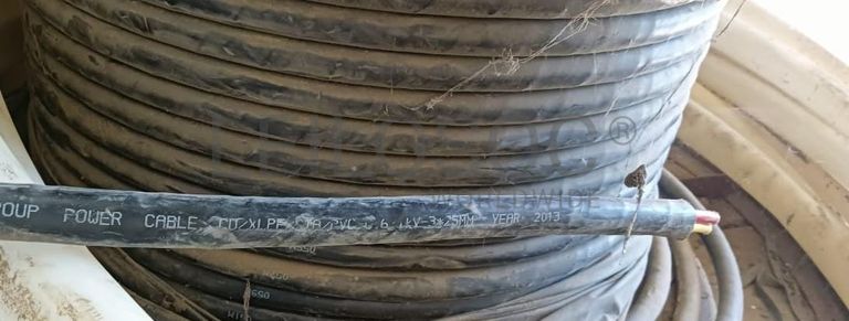 Cabo Elétrico Subterrâneo 3 x 95m