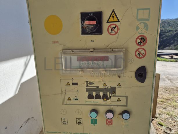 Tanque de desidratação de lamas