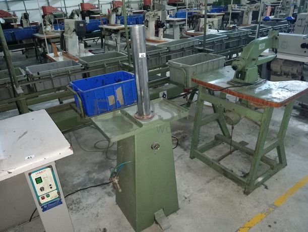 Máquinas de Ilhoses · Entretelar · Rentear · Dobrar · Coser e Virar Canos · Aplicar