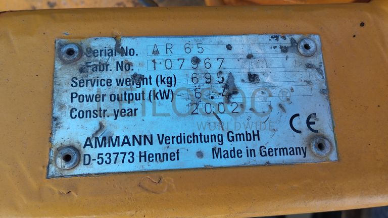 Cilindro de aperto AMMANN AR65