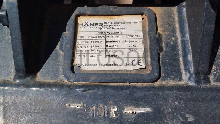 Pinça giratória HANER HMZG100R