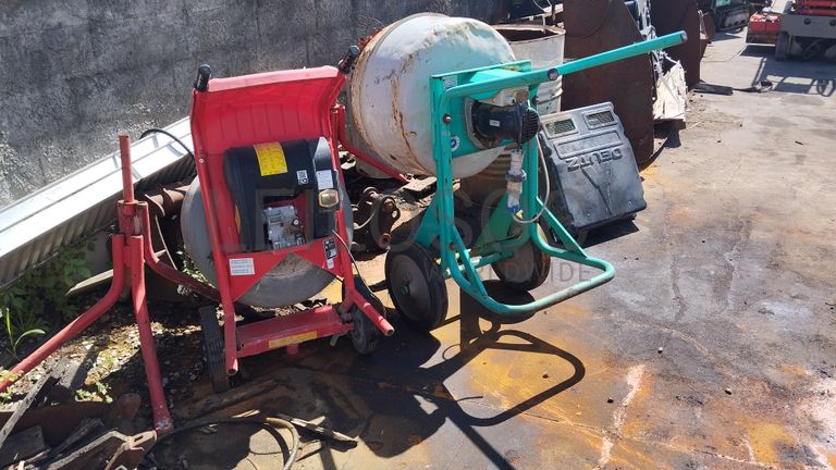 Fotografia de equipamento: Betoneira elétrica M58B