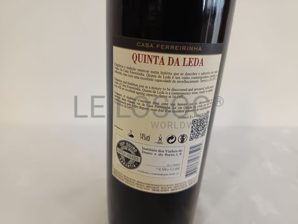 Garrafa de vinho tinto Quinta da Leda Douro 2020