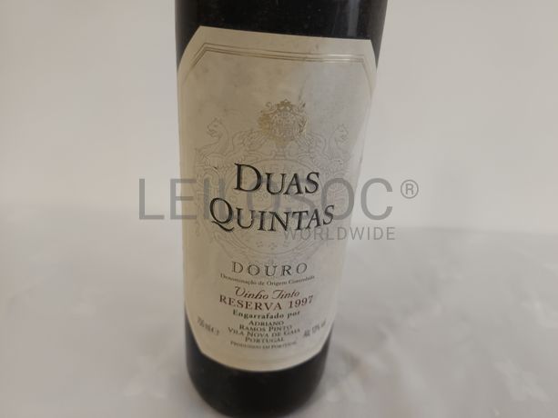 Garrafa de vinho tinto Duas Quintas Douro Reserva 1997