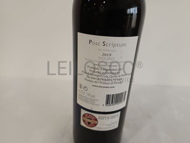 Garrafa de vinho tinto Post Scriptum de Chryseia Douro 2019