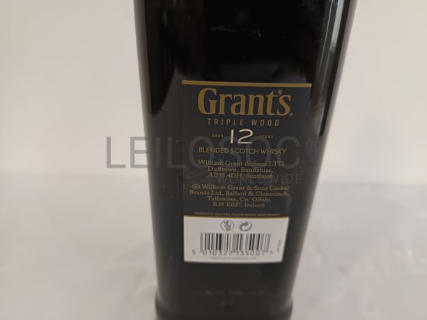 Garrafa de Whisky Grant's Triple Wood 12 anos
