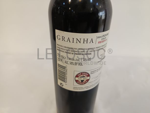 Garrafa de vinho tinto Grainha Reserva Douro 2020