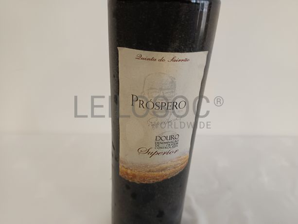 Garrafa de vinho tinto Próspero Superior Douro 2000