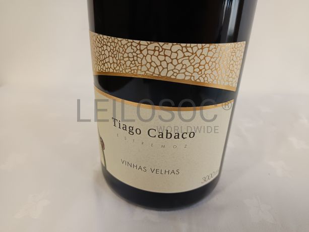 Garrafa de vinho tinto Tiago Cabaço Vinhas Velhas Alentejo 2017