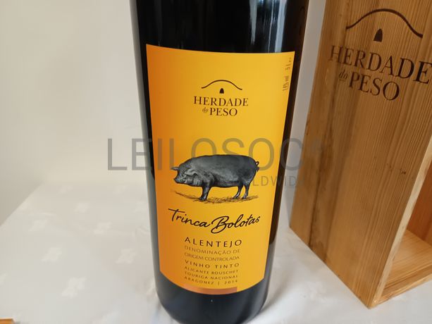 Garrafa de vinho tinto Trinca Bolotas Alentejo 2014