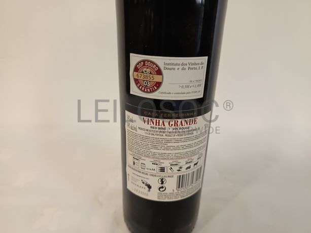 Garrafa de vinho tinto Vinha Grande Douro 2017