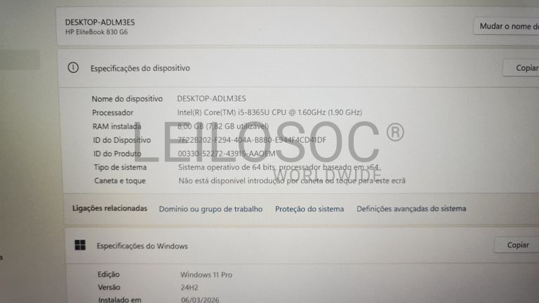 Computador portátil HP EliteBook 830 G6