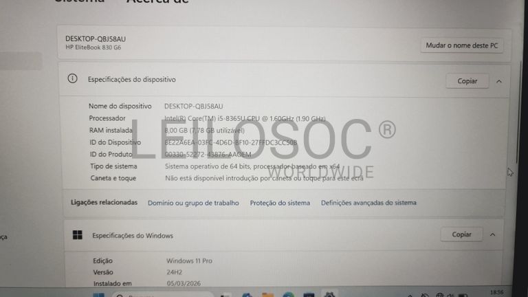 Computador portátil HP EliteBook 830 G6