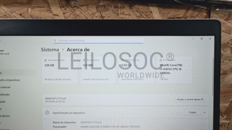 Computador portátil HP EliteBook 830 G6