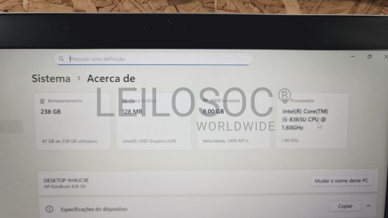 Computador portátil HP EliteBook 830 G6