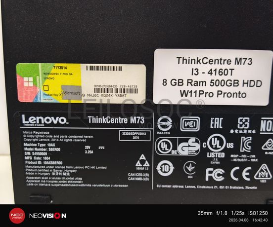 Conjunto de Computadores Lenovo