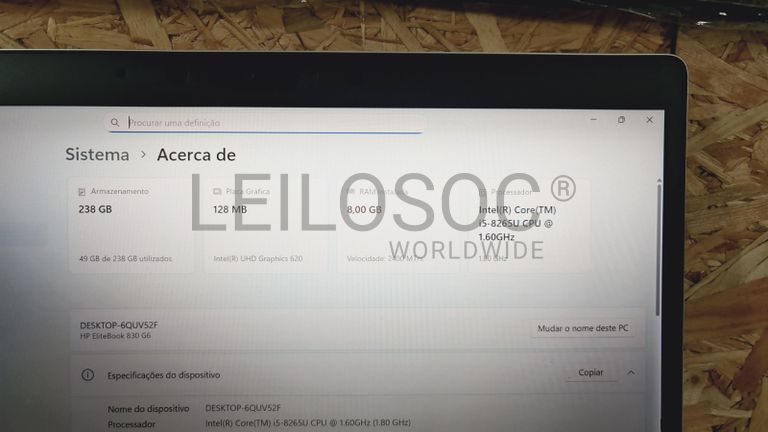 Computador portátil HP EliteBook 830 G6