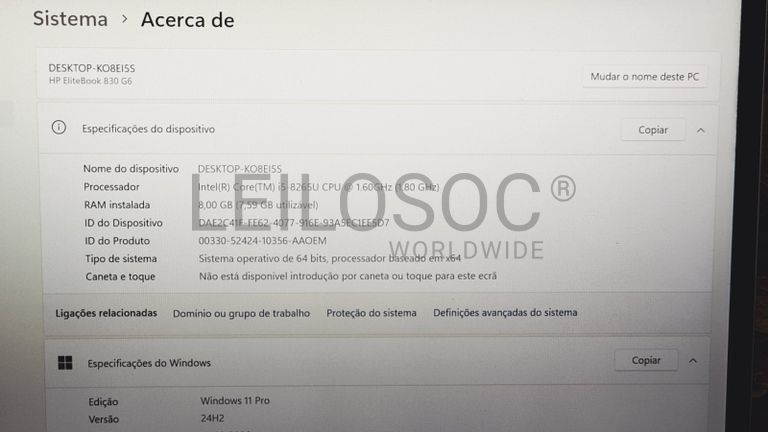 Computador portátil HP EliteBook 830 G6