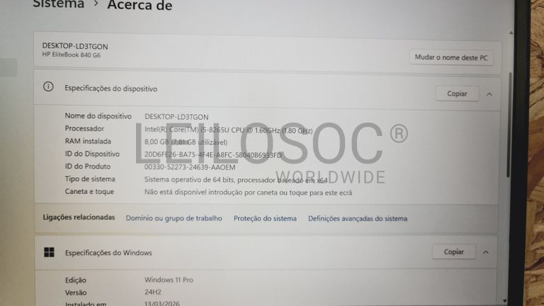Computador portátil HP EliteBook 840 G6