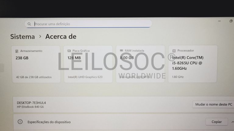 Computador portátil HP EliteBook 840 G6
