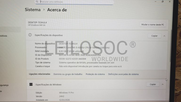 Computador portátil HP EliteBook 840 G6