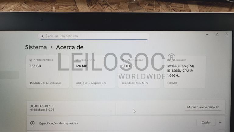 Computador portátil HP EliteBook 840 G6