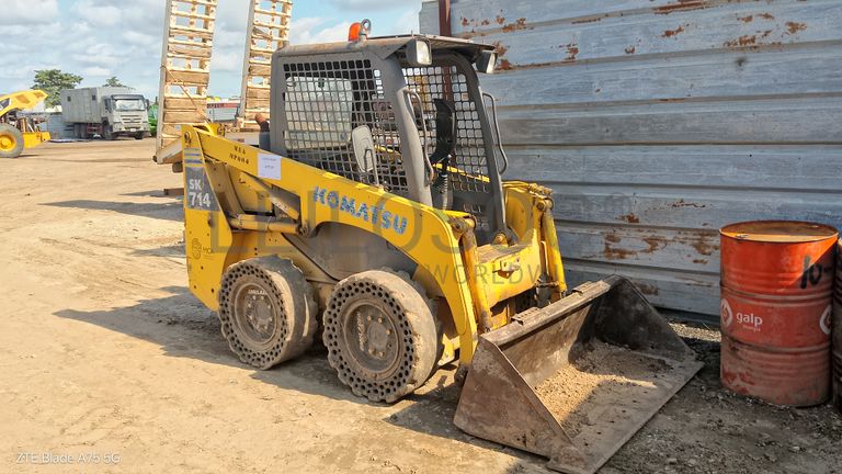 Mini Pa Carregadora Komatsu SK714