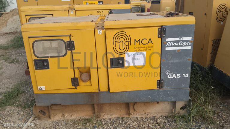 Gerador Atlas Copco 14-kVA