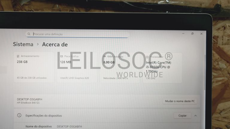 Computador portátil HP EliteBook 840 G5