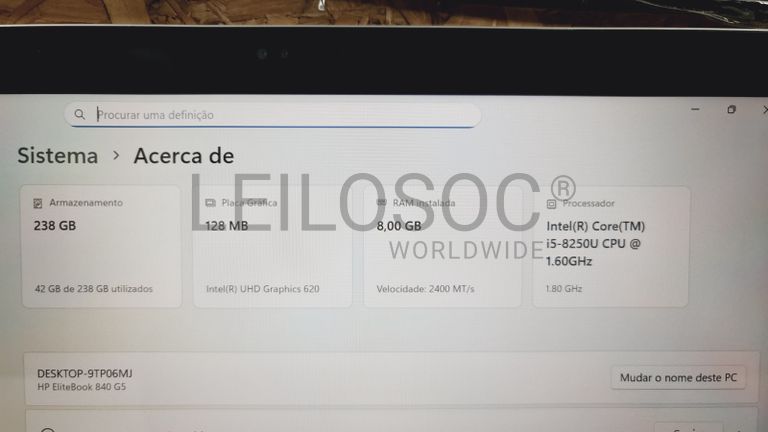 Computador portátil HP EliteBook 840 G5