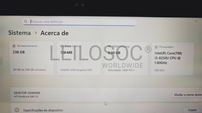 Computador portátil HP EliteBook 840 G5