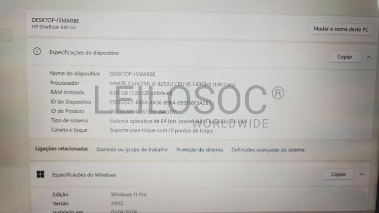 Computador portátil HP EliteBook 840 G5