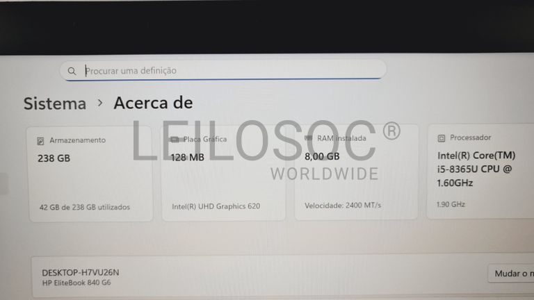Computador portátil HP EliteBook 840 G6