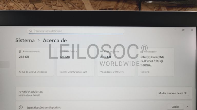 Computador portátil HP EliteBook 840 G6