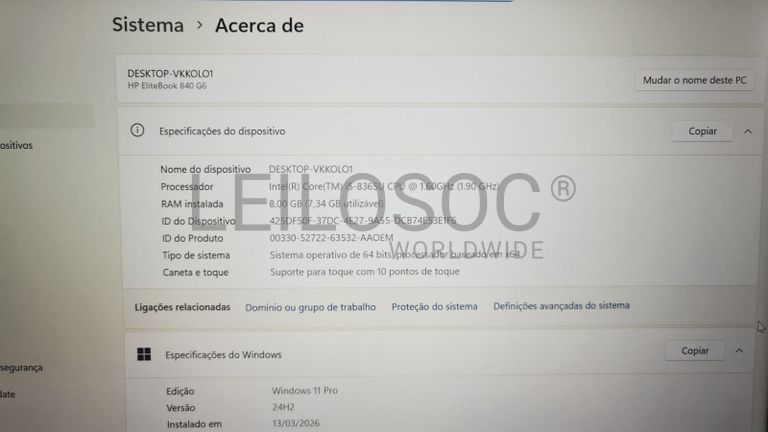 Computador portátil HP EliteBook 840 G6