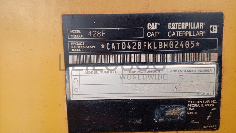 Retroescavadeira CAT 428F