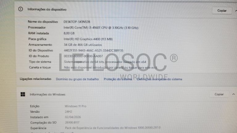 Computador Lenovo ThinkCentre M73