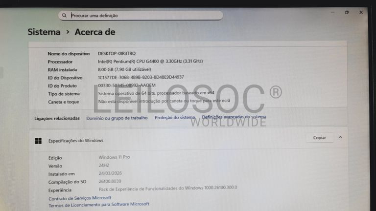 Computador HP ProDesk 400 G3 SFF