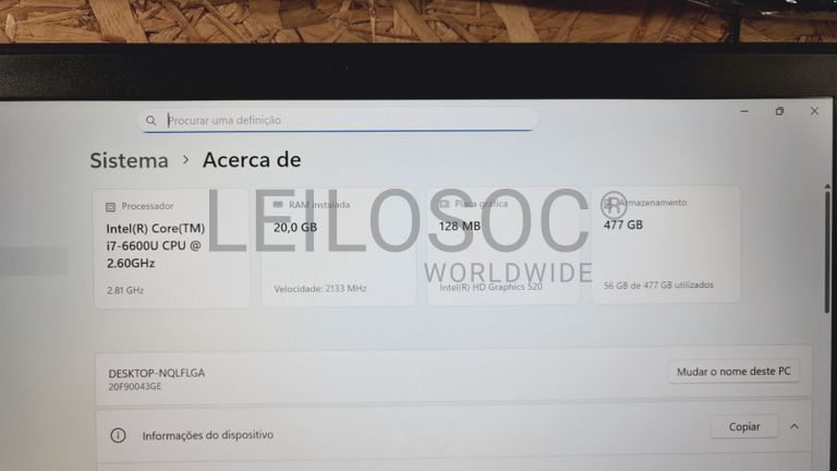 Computador portátil Lenovo ThinkPad T460s