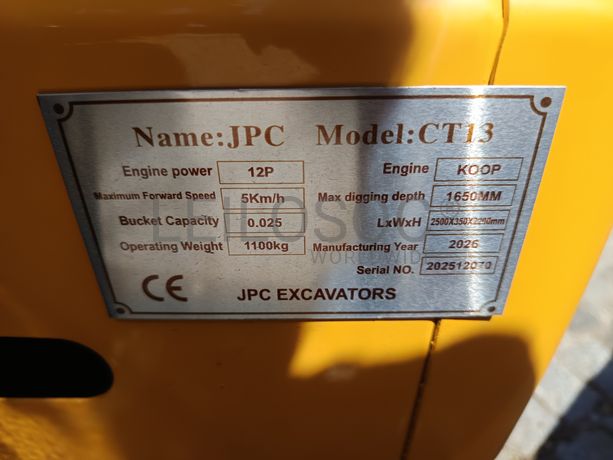 Mini Giratória JPC · Ano 2026