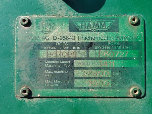 Rolo Compactador HAMM 3411