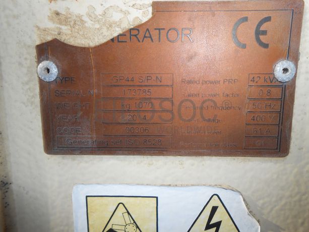 45 kVA Gen Set - 2014