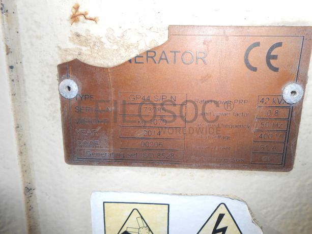 45 kVA Gen Set - 2014