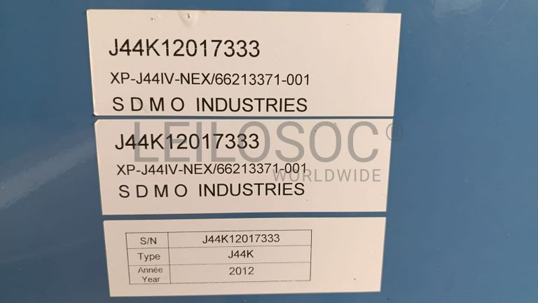 Gerador SDMO J44K - 2012