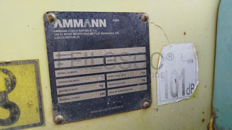 Rolo Compactador AMMANN AP240